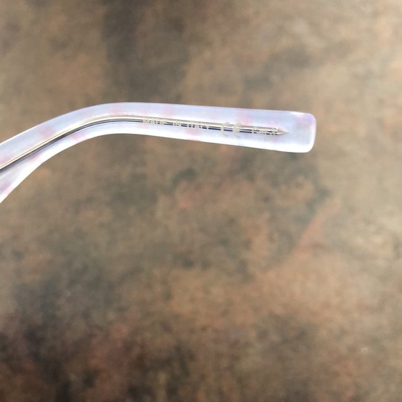 New Saint Laurent Silver red glitter star sunglasses silver glasses sun - Picture 12 of 13